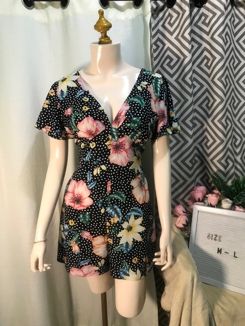 Zara floral new arrivals romper