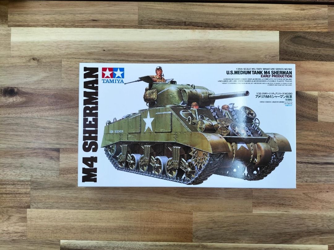 Tamiya Us Med. Tank M4 Sherman Early Production