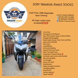 2019 Yamaha XMax 300cc Termignioni Full Exhaust