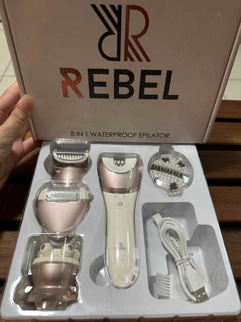 5 in 1 Waterproof Epilator, Beauty & Personal Care, Bath & Body, Hair