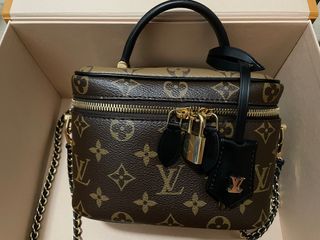 LOUIS VUITTON Louis Vuitton Monogram Game On Vanity PM Bron M57458 Women's  Canvas Bag