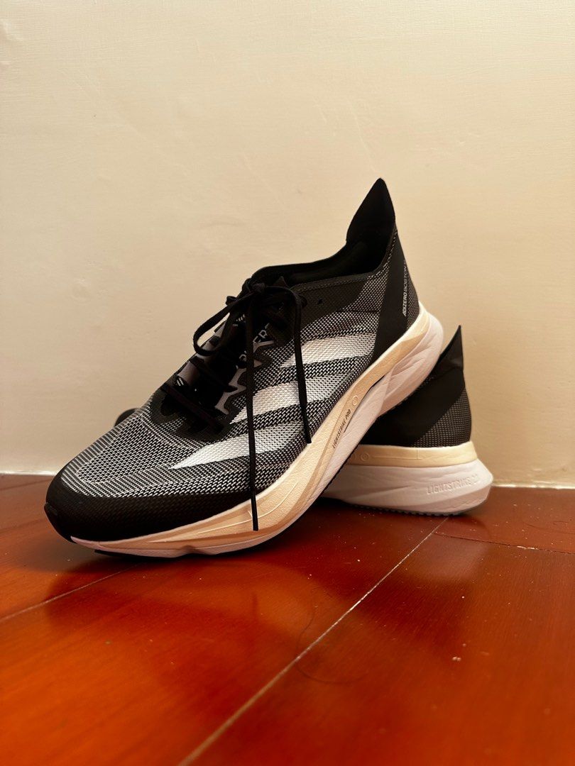 全新]Adidas 阿迪達斯|ADIZERO BOSTON 12 跑鞋|運動鞋|黑白款|好穿搭