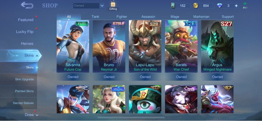 Can we have something new in lucky shop? The current hero/skins have been  there for “years”. : r/MobileLegendsGame