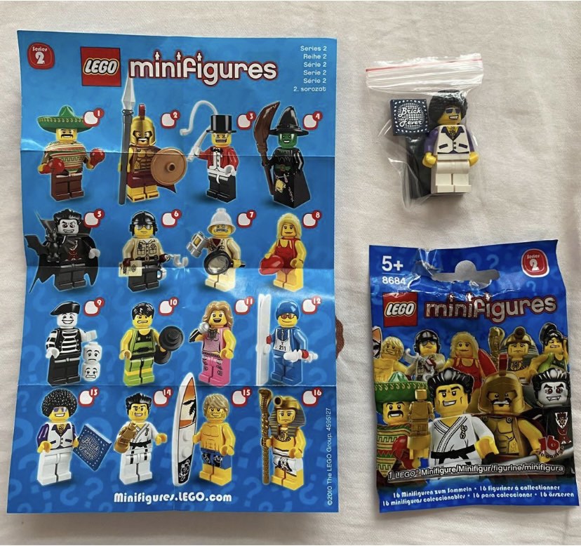 Lego 8684 minifigures series 2 2 13 Disco Dude