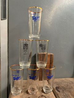 ( price for all 6 pcs ) Vintage beer 🍺 glass