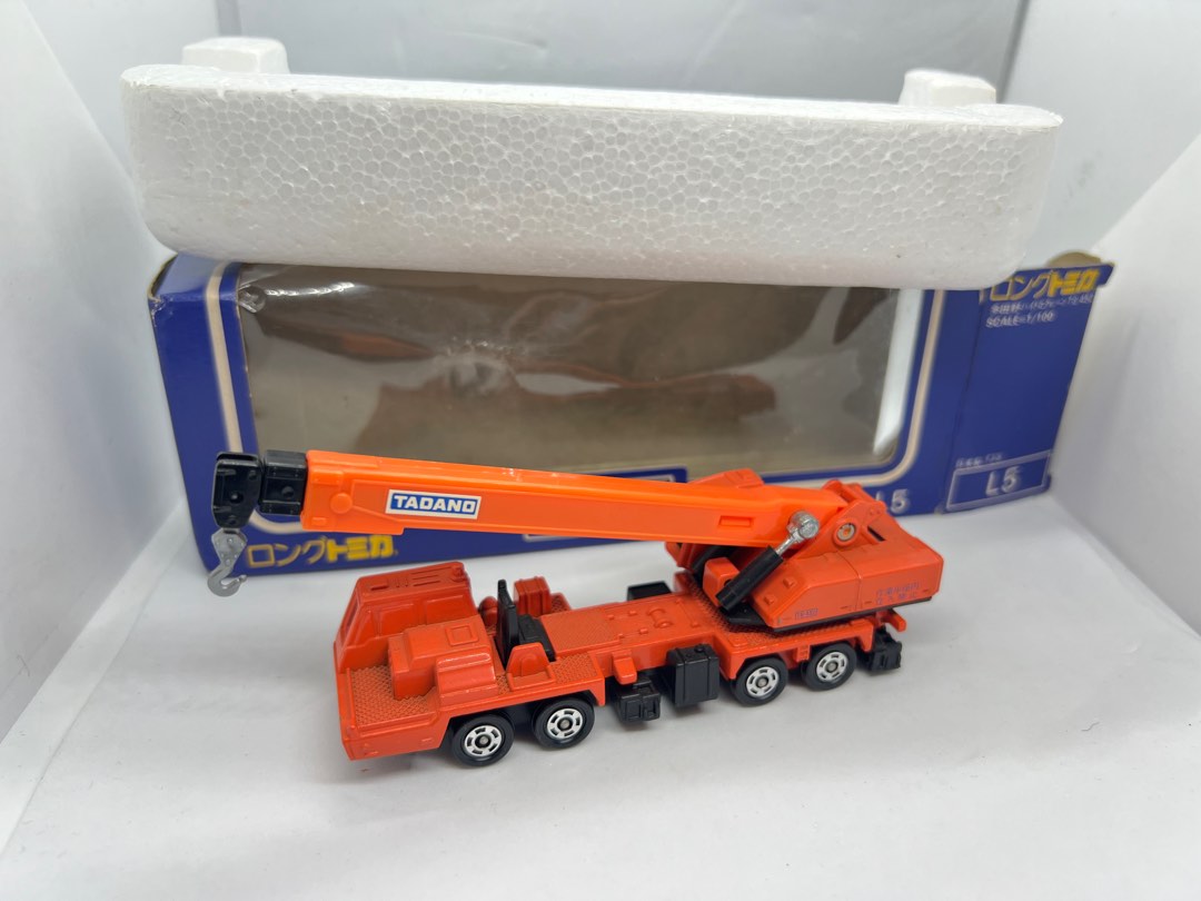 トミカ TADANO HYDRO CRANE TG-452 おまけあり ミニカー＆TOY KENBOX（ケンボックス）【絶版】ロングトミカ