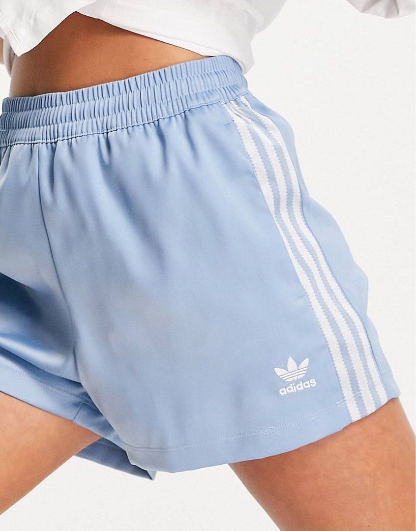 Light blue womens deals adidas shorts