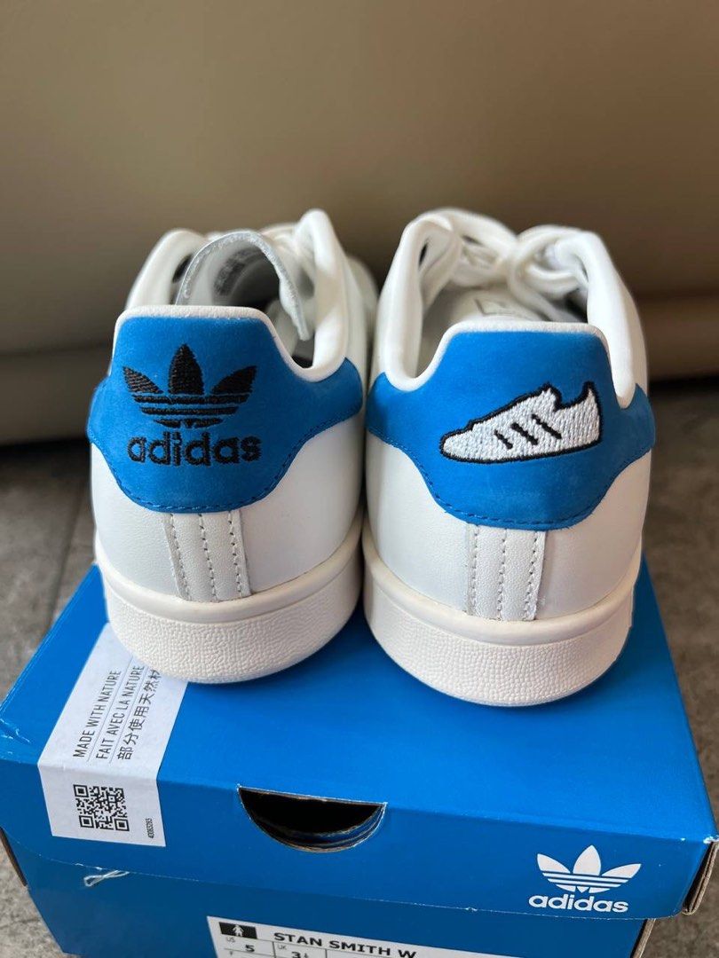 Adidas Stan Smith White And Dark Blue Stan Smith Original Vintage