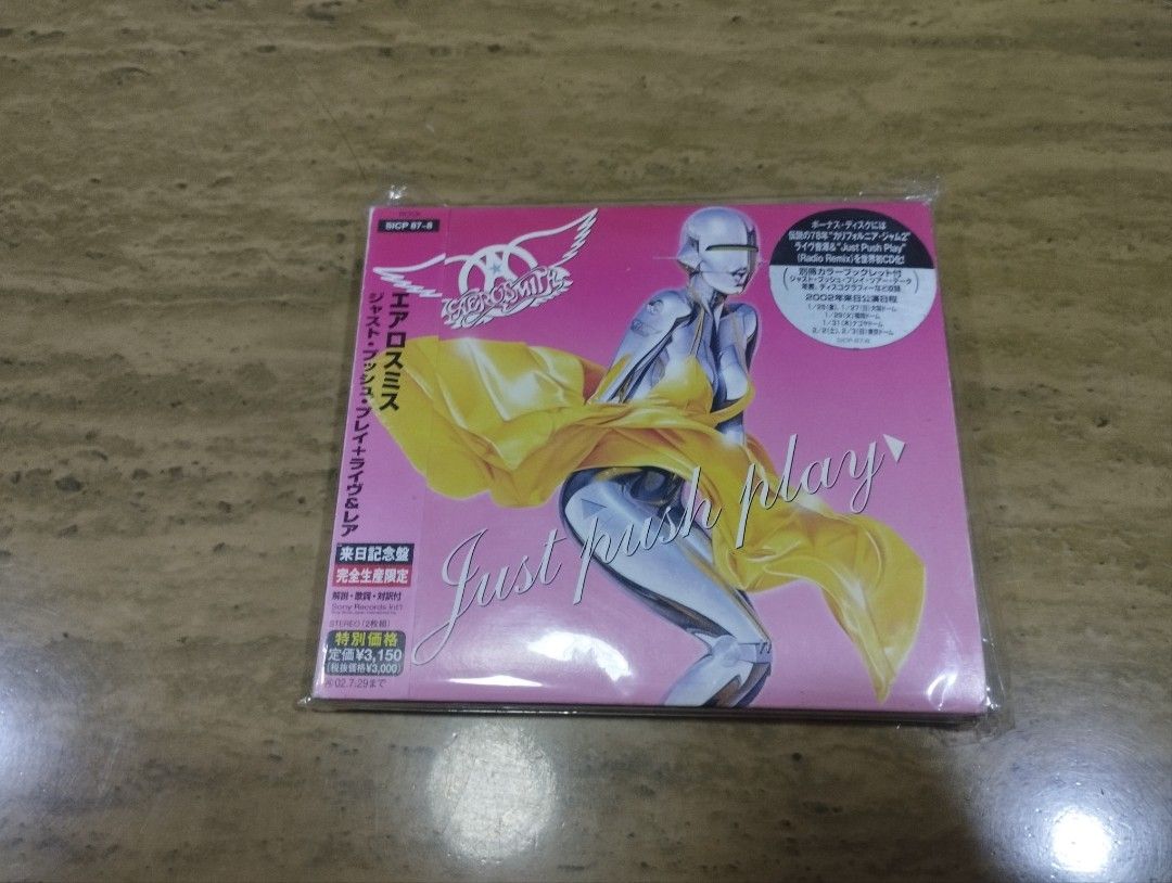 激安限定 Aerosmith just push play レコード エアロスミス LP - レコード