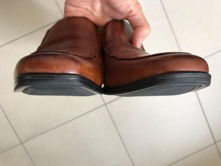 ALDO Edmondson slip on cognac brown leather shoes Men s Fashion