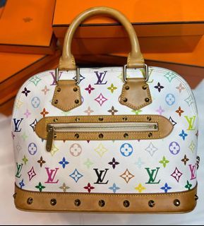 Louis Vuitton Game On Monogram Multicolor White Alma PM Leather ref.293586  - Joli Closet