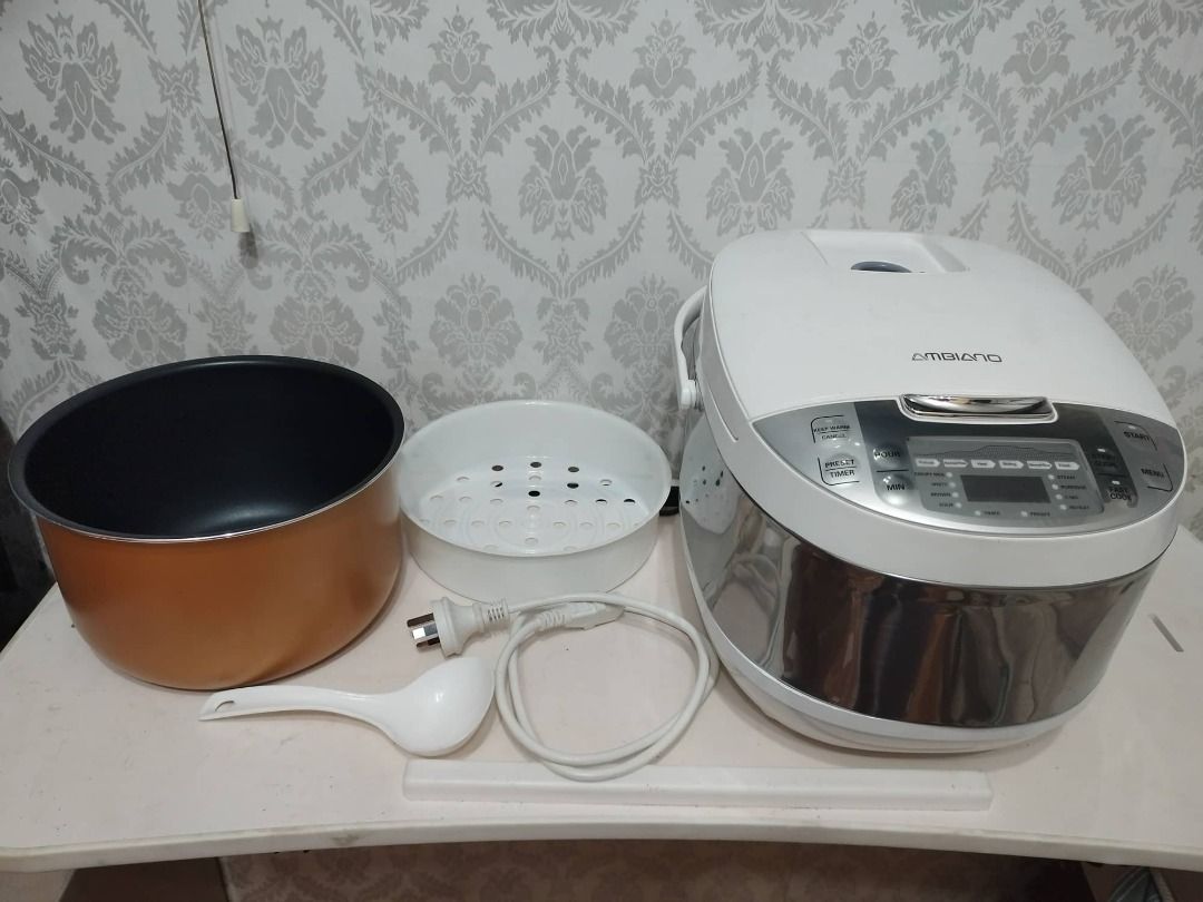 Ambiano Digital Rice Cooker (10 cups), TV & Home Appliances, Kitchen