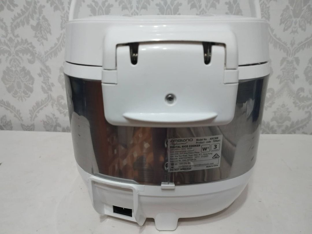Ambiano Digital Rice Cooker (10 cups), TV & Home Appliances, Kitchen