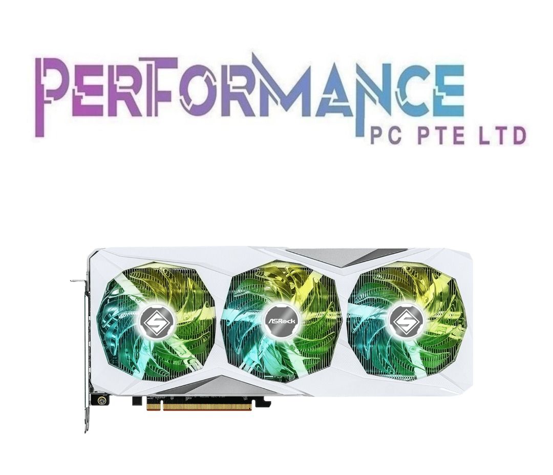 Asrock AMD Radeon RX 7700 XT RX7700XT RX7700 XT RX 7700XT Steel Legend ...
