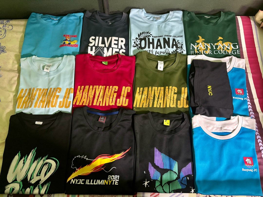 Assorted NYJC Dri-Fit T-Shirts (Nanyang Junior College / Nanyang JC ...