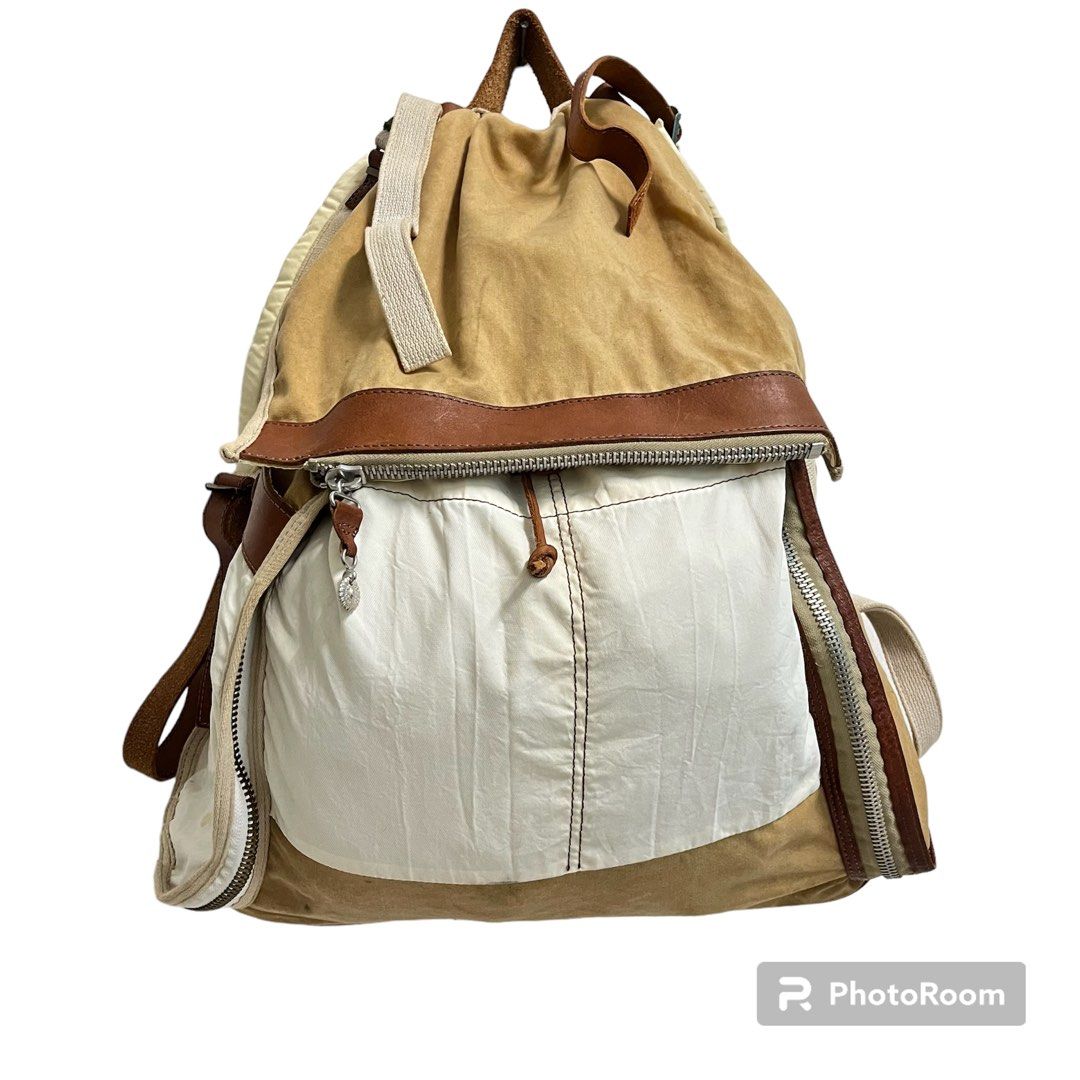 Aut. Diesel Black Gold Cotton Backpack Slingbag