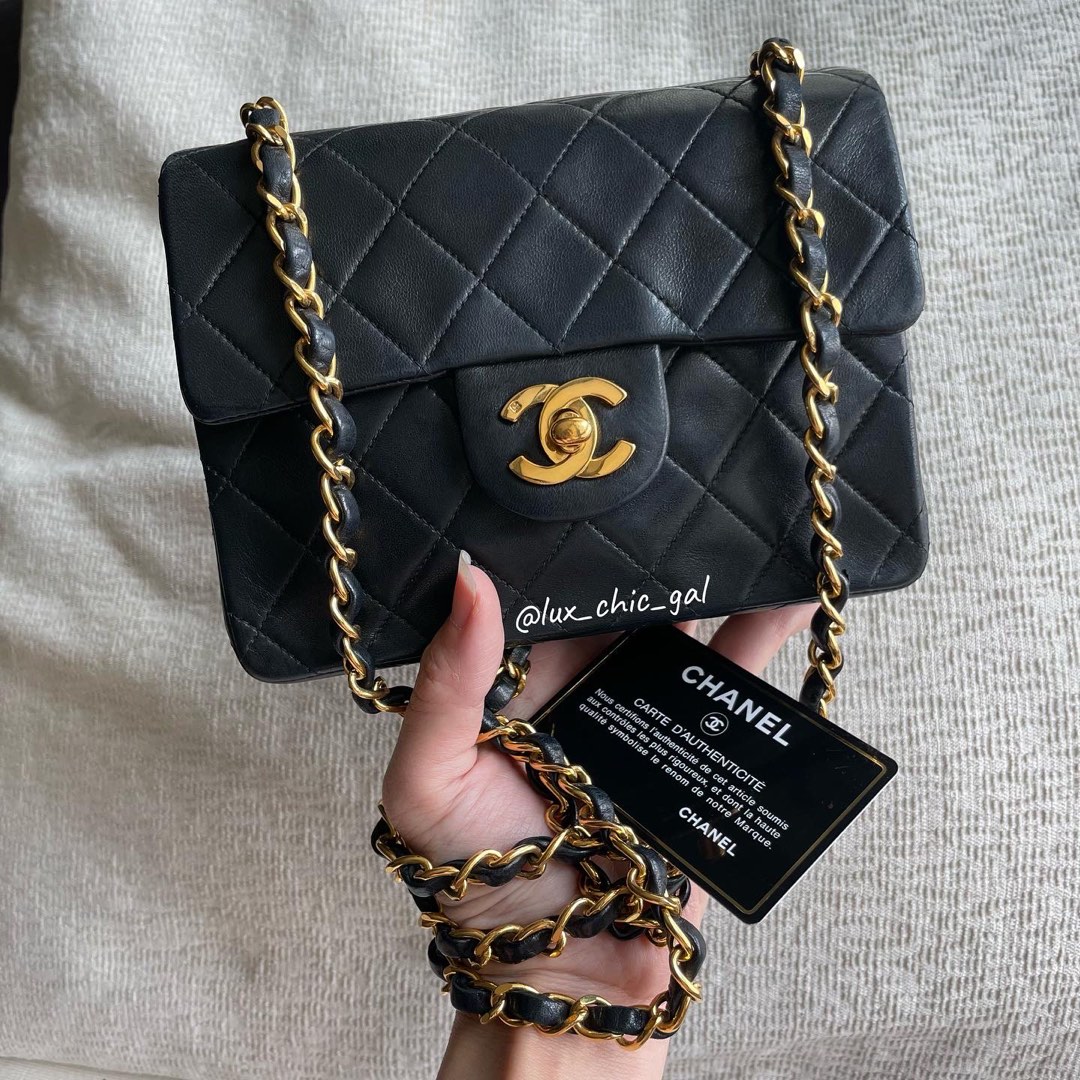 Chanel square mini 7 deals