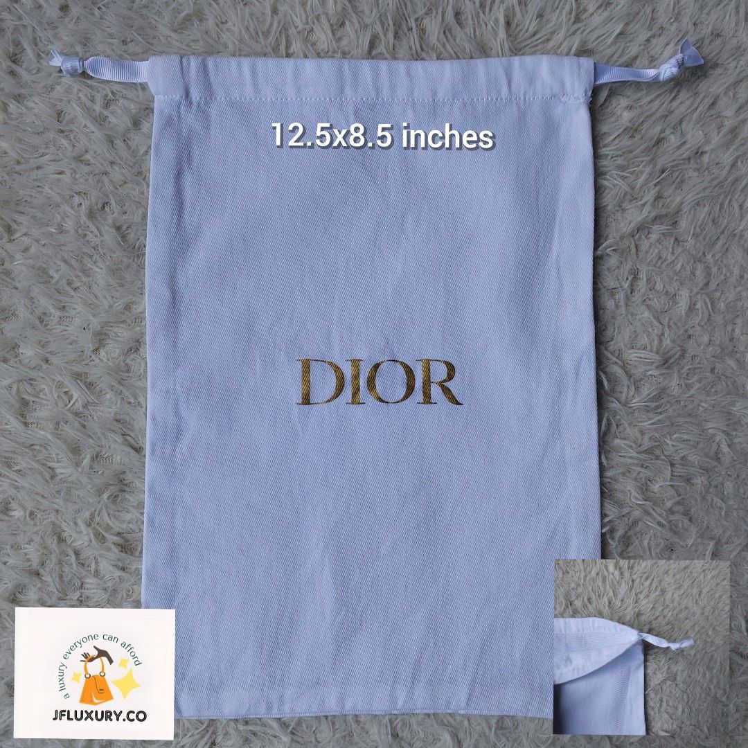 Authentic Christian Dior dust bag 12.5x8.5 inches Luxury Bags Wallets on Carousell