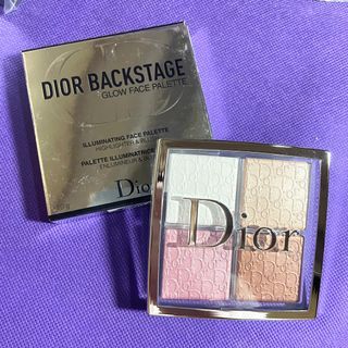 AUTHENTIC Dior backstage glow face palette illuminating highlighter and blush
