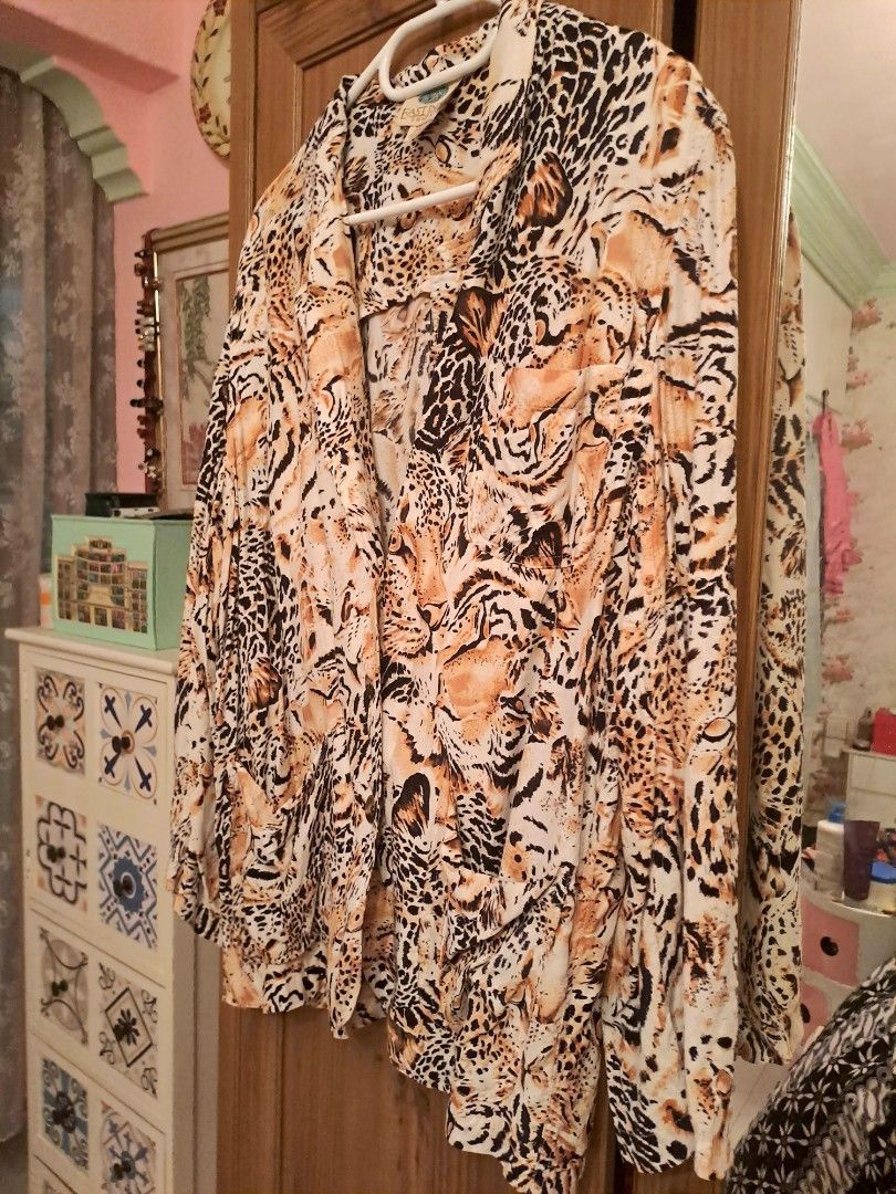 Leopard print best sale light jacket