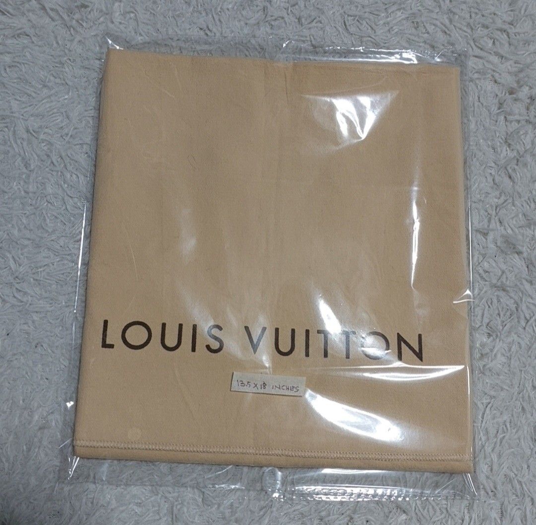 Authentic Louis Vuitton dust bag 10x15 inches, Luxury, Bags & Wallets on  Carousell