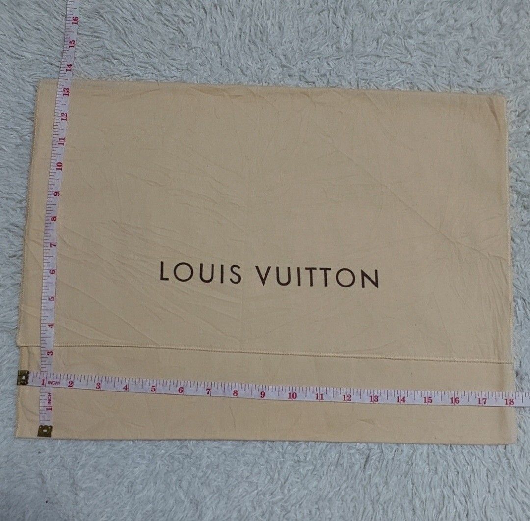 Authentic Louis Vuitton dust bag 9 inches Wide x 15 inches 