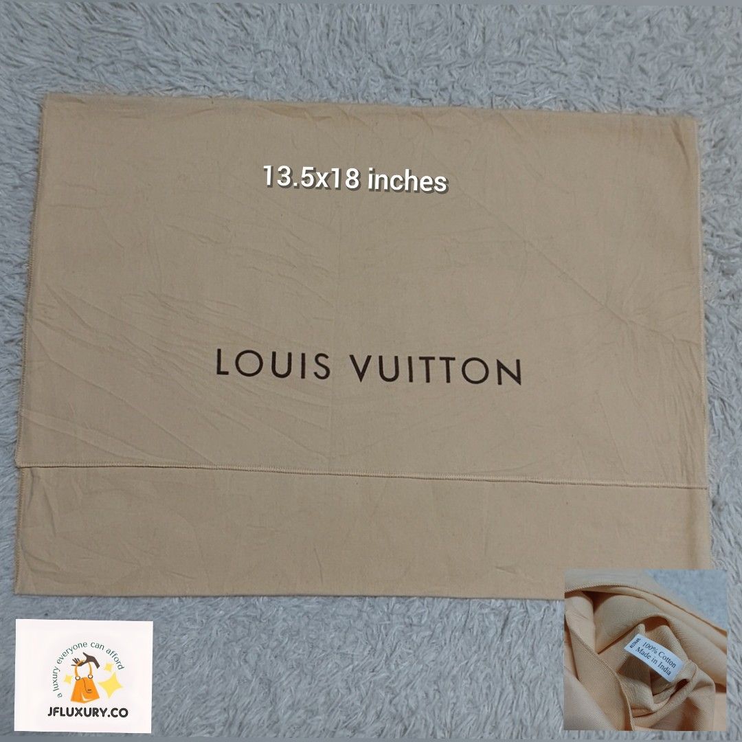 LOUIS VUITTON LV DUSTBAG MADE IN INDIA, Luxury, Bags & Wallets on Carousell