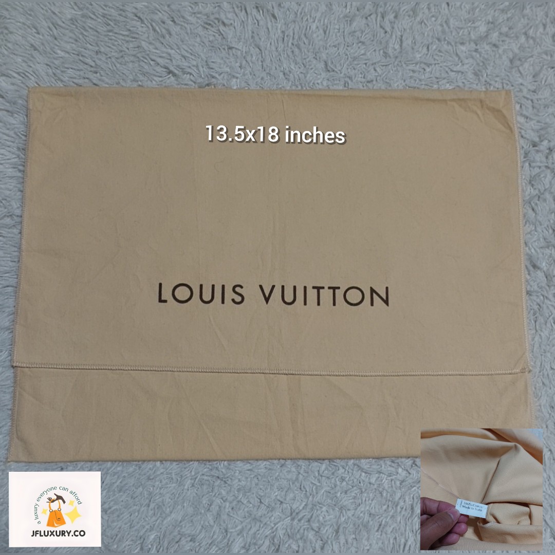 Authentic Louis Vuitton dust bag 14.5x22.5 inches, Luxury, Bags & Wallets  on Carousell