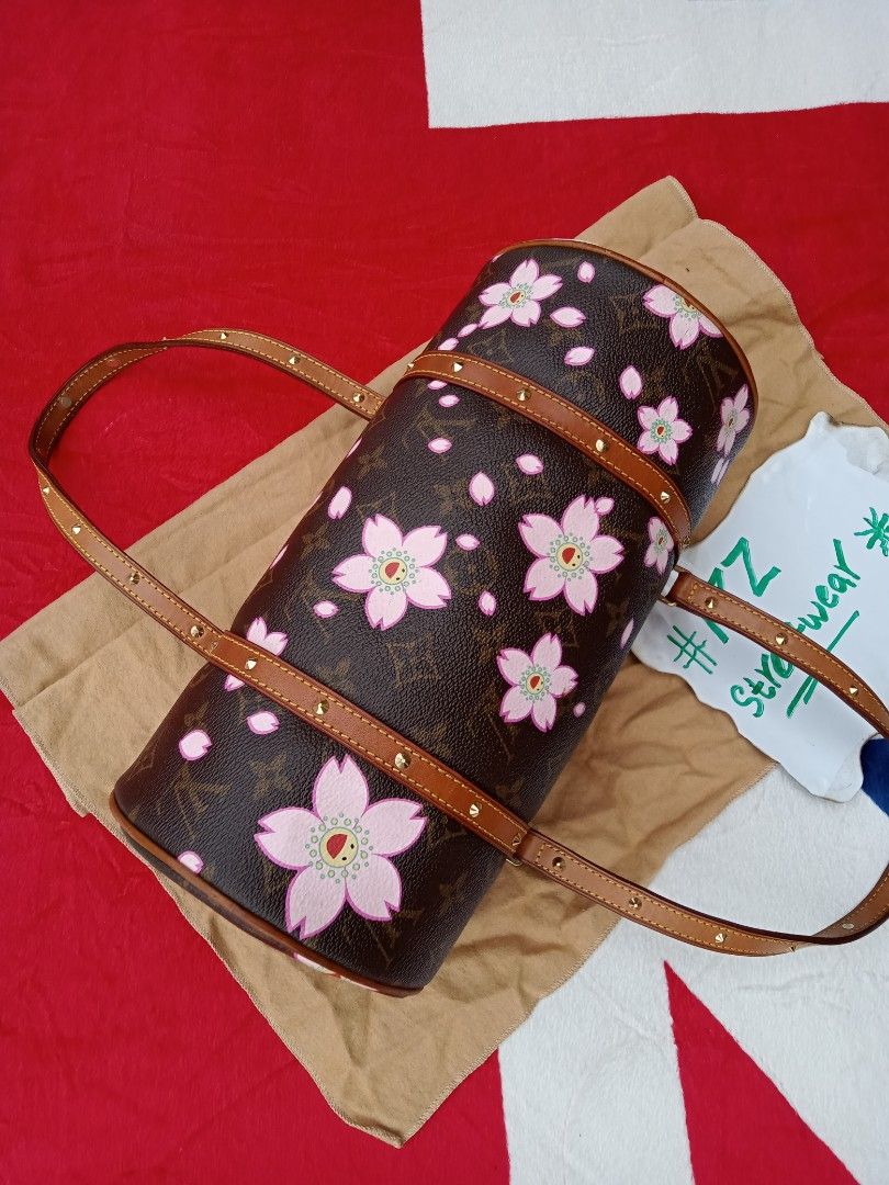 Louis Vuitton Cherry Blossom Monogram Barrel Bag