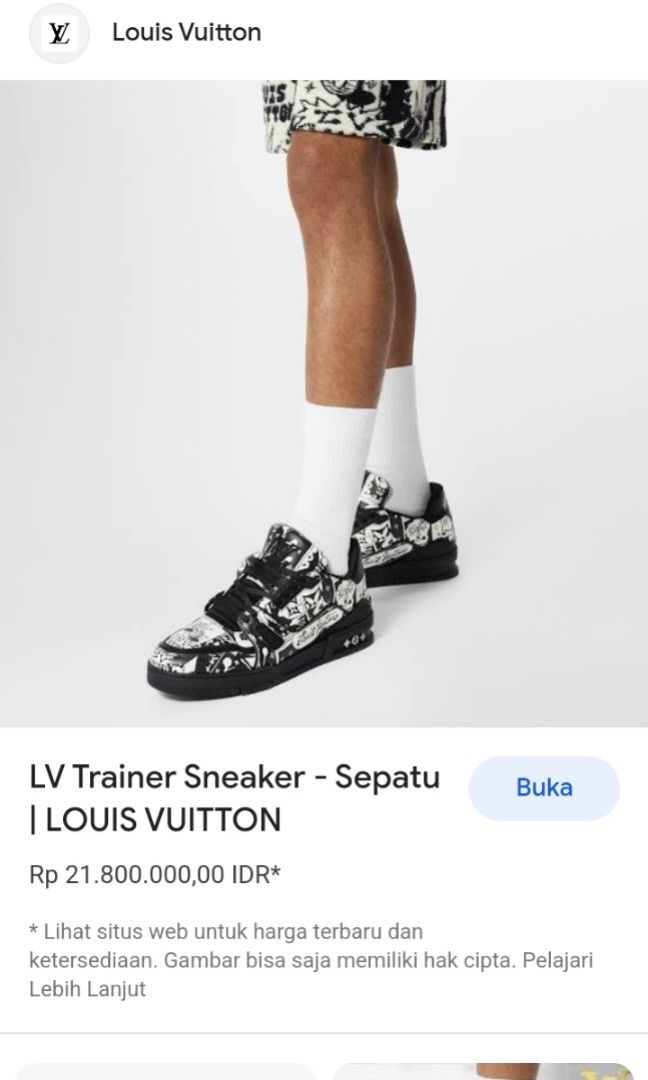 Jual sepatu lv original pria ( tanpa box ) - Kota Surabaya