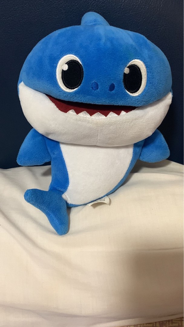 Baby shark soft toy singing, Babies & Kids, Infant Playtime on Carousell