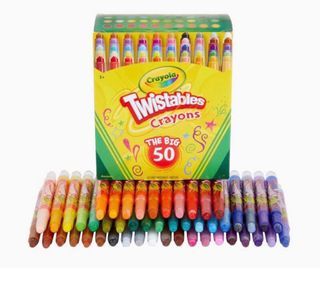 [BACK TO SCHOOL] Crayola Mini Twistables Crayons Coloring Set (50ct)