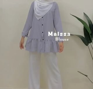 Blouse Dusty Pink Button up with Cuff