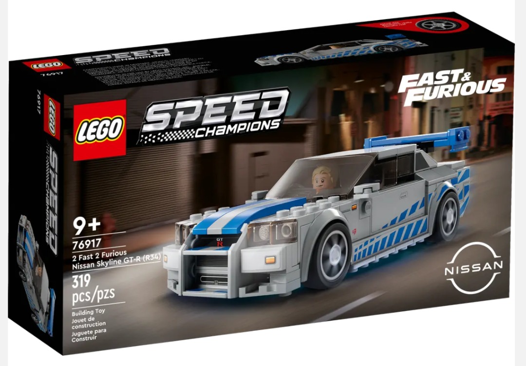 BN 76917 Lego Speed Champions Fast Furious Nissan Skyline GT-R (R34),  Hobbies  Toys, Toys  Games on Carousell