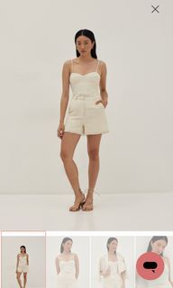 BNWT LB Shiloh Padded Tweed Bustier Top