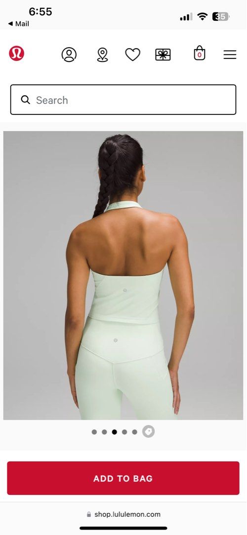  LULULEMON Sculpt Cropped Tank - KOGR (Kohlrabi Green