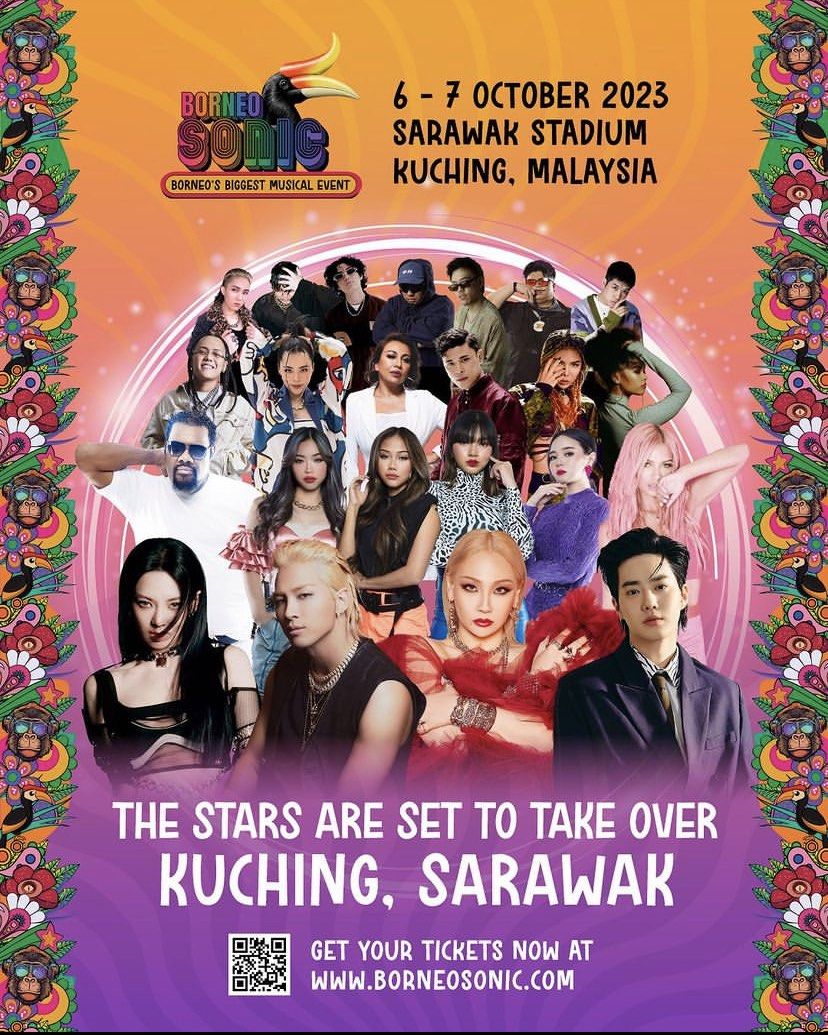 WTS BORNEO SONIC MUSIC FESTIVAL 2023, Tickets & Vouchers, Event Tickets