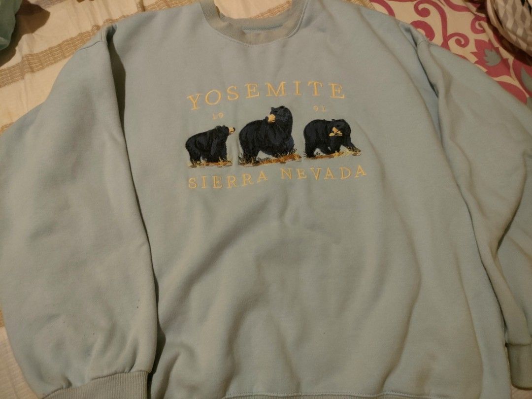 Brandy melville yosemite bear sweatshirt sale