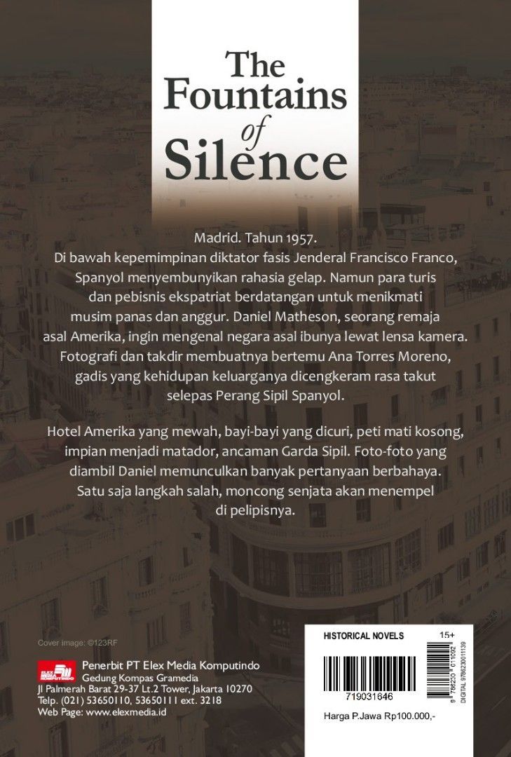 Buku Novel The Fountains of Silence Karya Ruta Sepetys, Buku & Alat