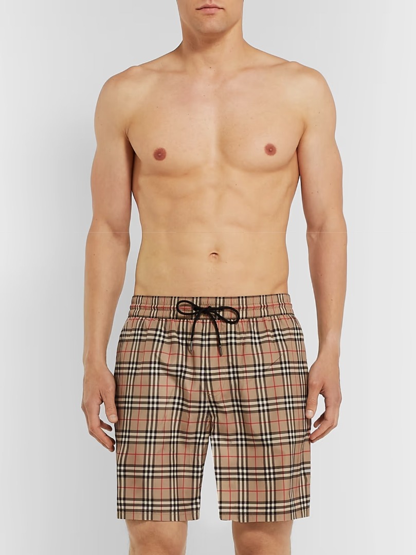 Burberry mens top swim shorts