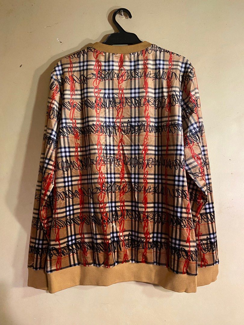 Burberry new arrivals scribble sweater