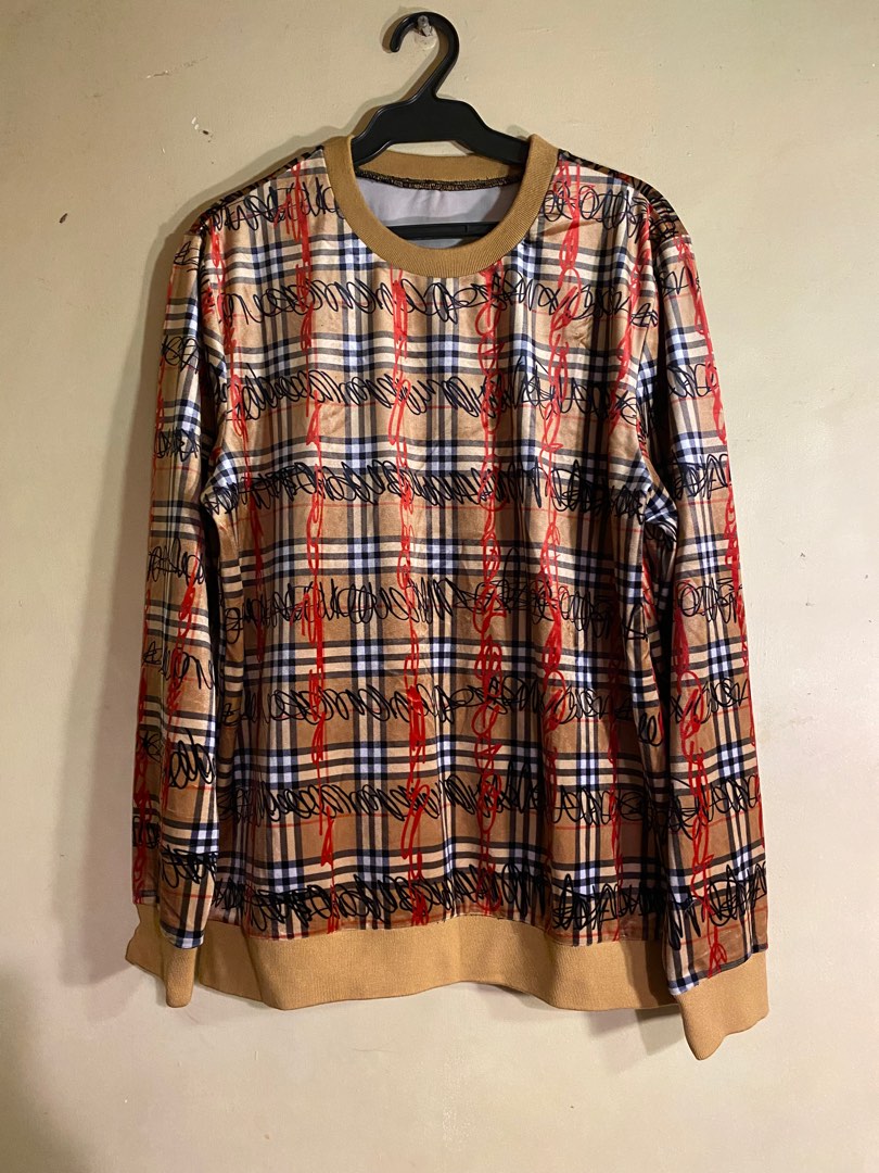Burberry scribble sweater outlet