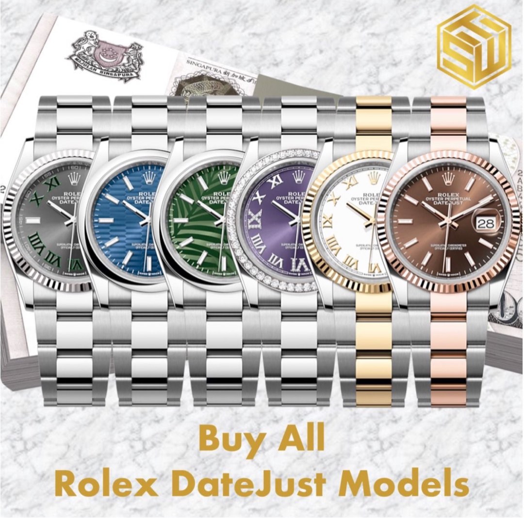 All datejust models best sale