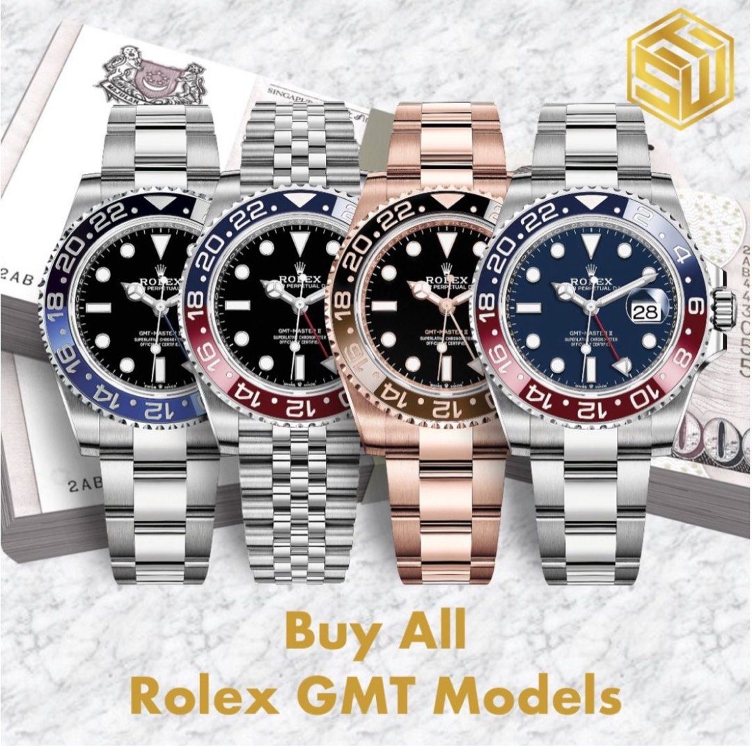 All rolex top gmt models