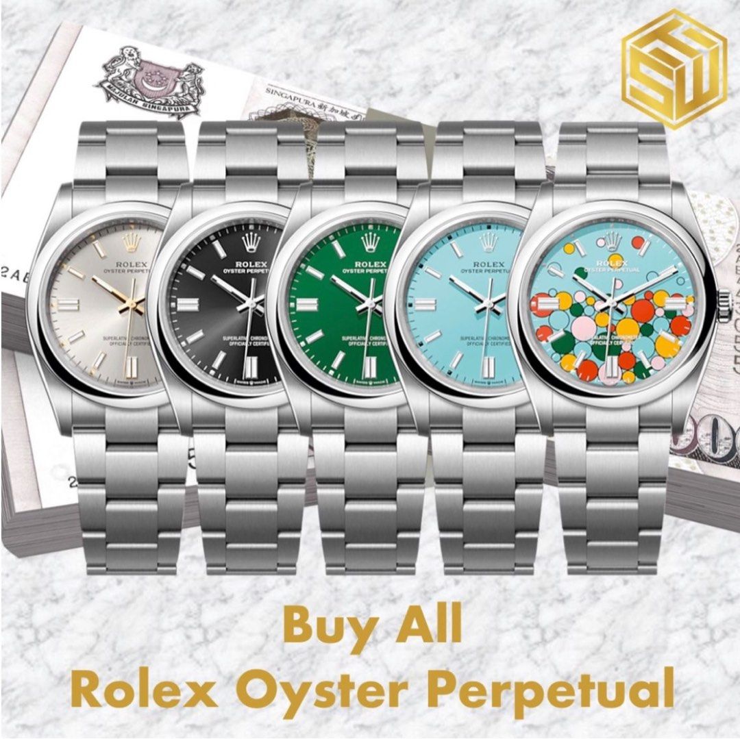 All rolex oyster perpetual models on sale