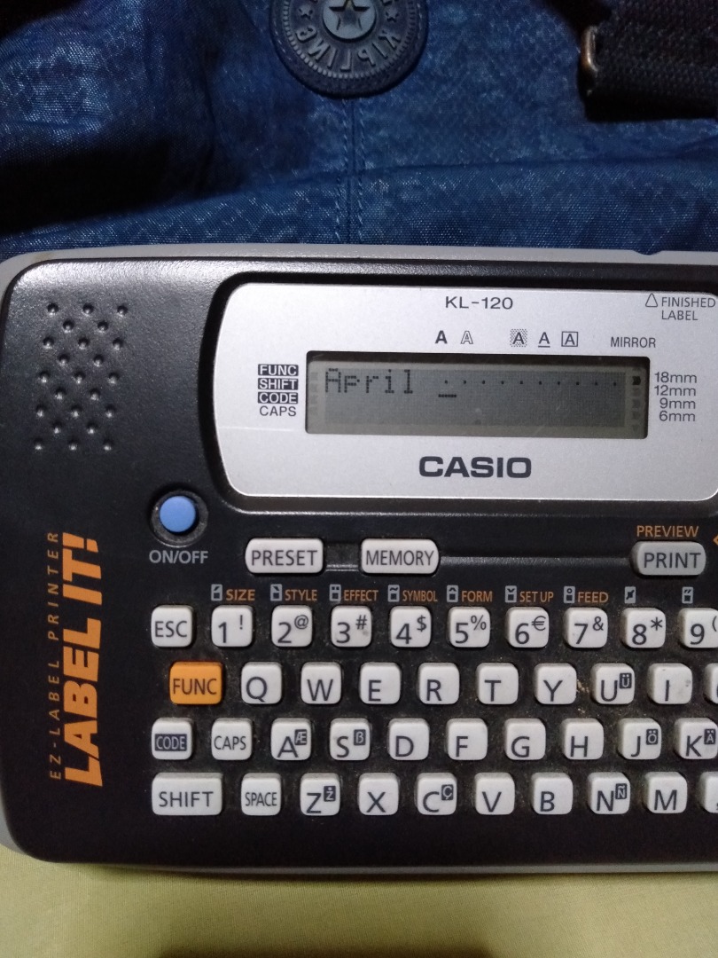 Casio Easy Label Printer, Computers & Tech, Printers, Scanners