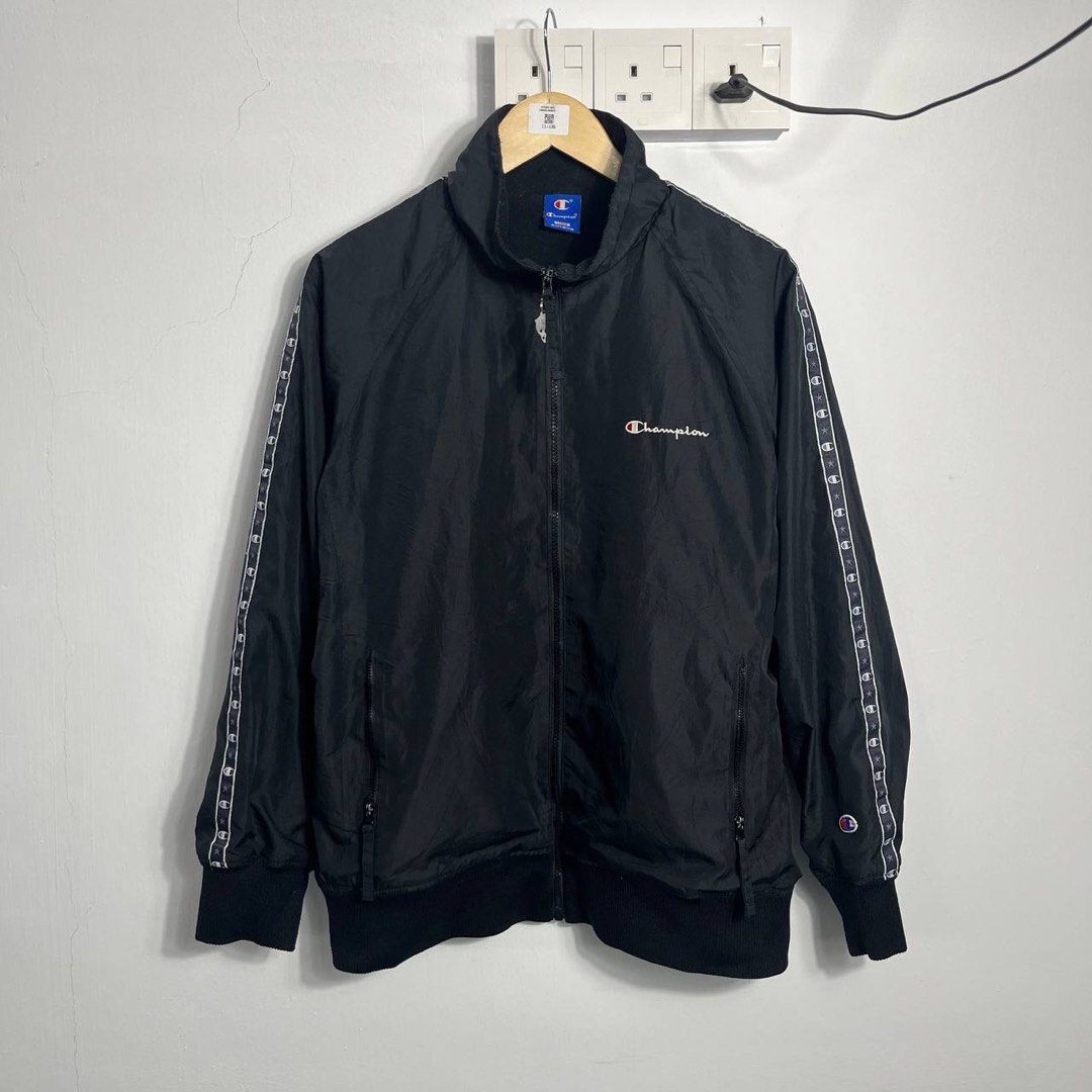 Men's champion side tape track jacket new arrivals
