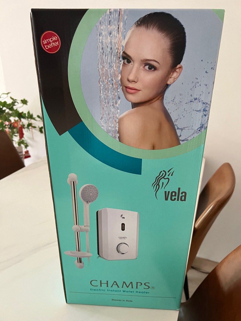 Champs instant water heater, Furniture & Home Living, Bathroom