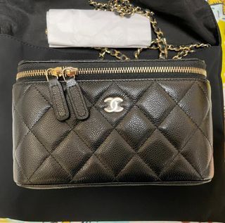 (Sold)Chanel 經典款荔枝皮長盒子Vanity case