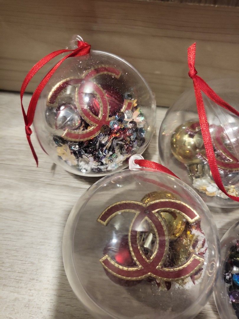 Chanel Christmas Balls Ornaments, Furniture & Home Living, Home Decor,  Other Home Decor on Carousell